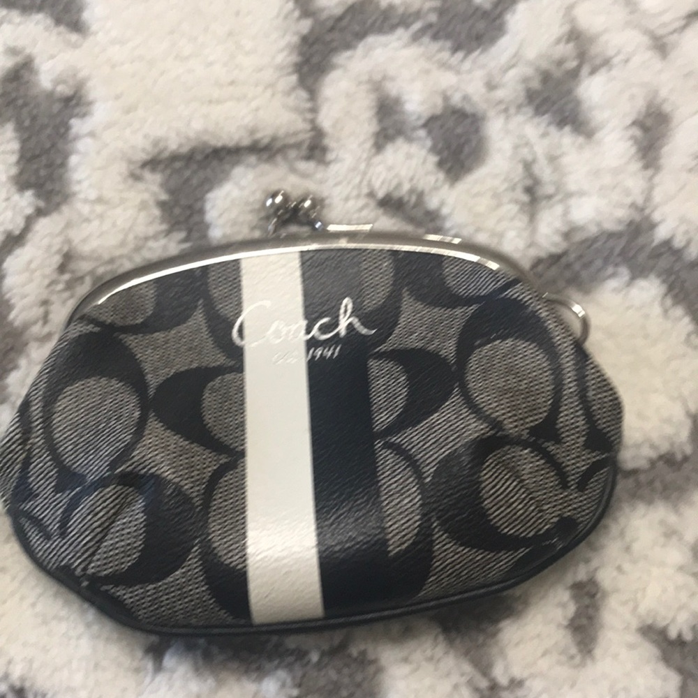 Authentic coach change purse